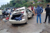 Uppinangady: Car crashes into road divider; driver killed, three injured